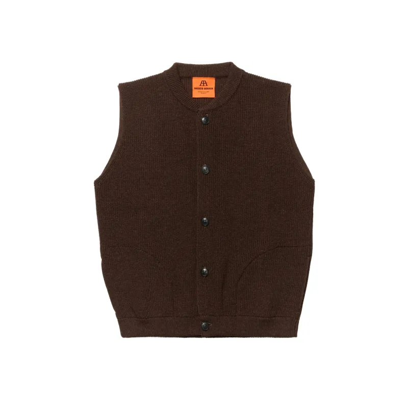 Skipper Vest Natural Brown sold by Andersen-Andersen