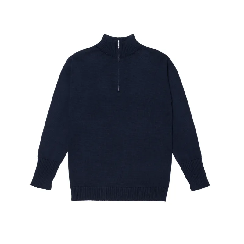 Seaman Half-Zip Navy Blue sold by Andersen-Andersen