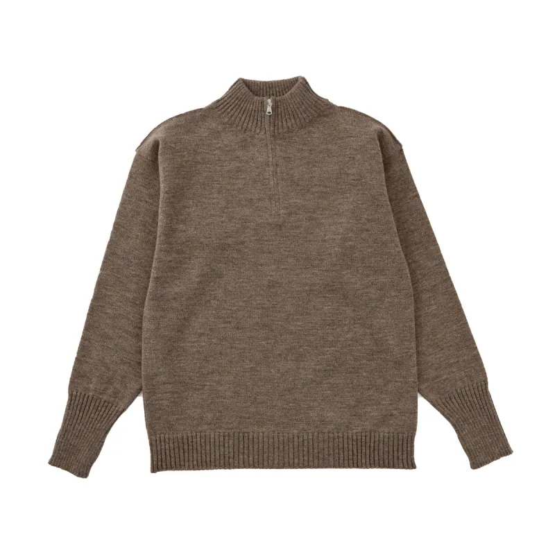 Seaman Half-Zip Natural Taupe sold by Andersen-Andersen