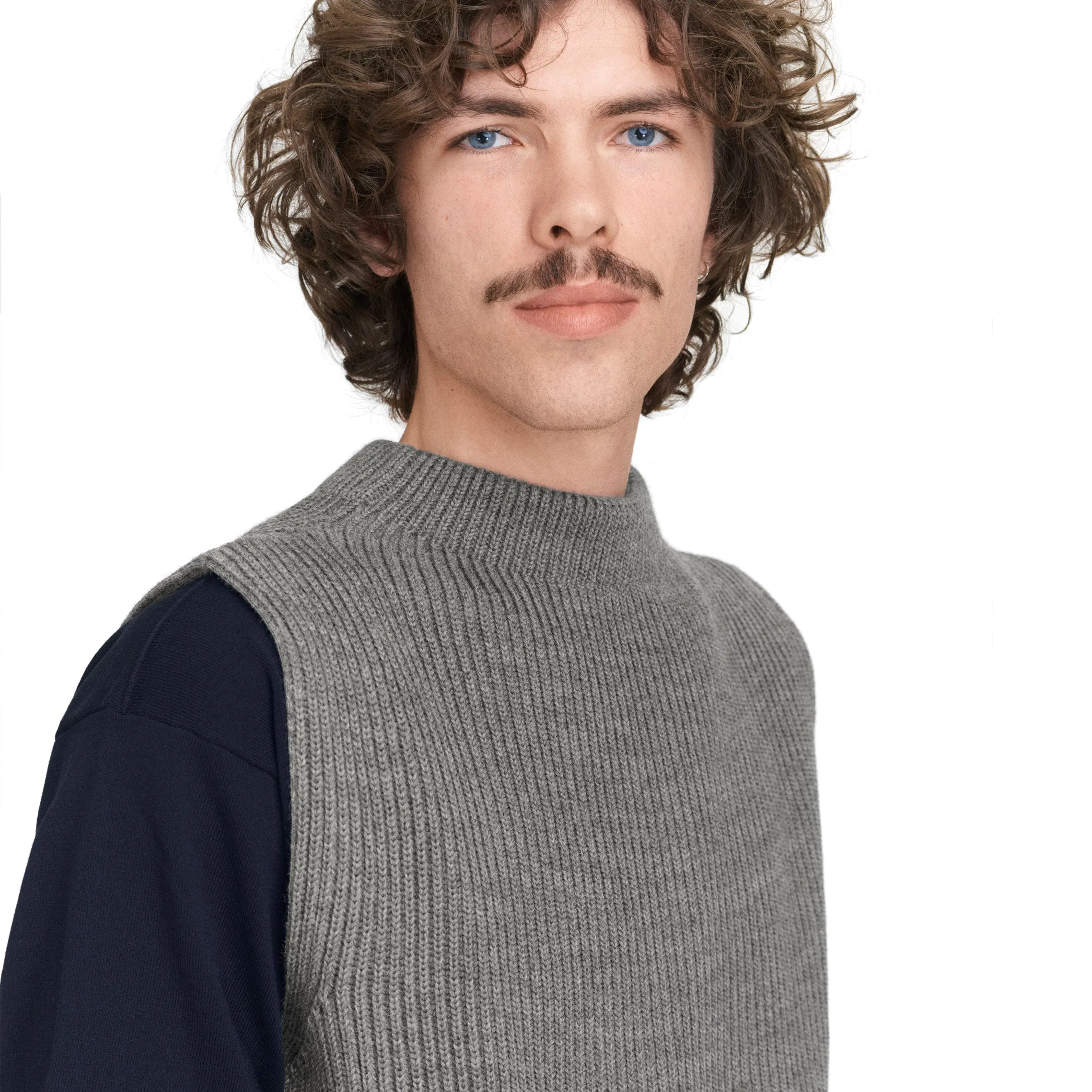 Navy Vest Light Indigo sold by Andersen-Andersen product image thumbnail 4