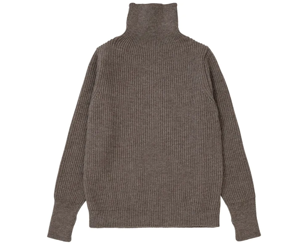 Navy Turtleneck Natural Taupe sold by Andersen-Andersen