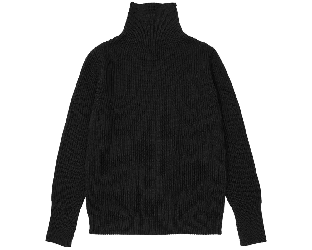 Navy Turtleneck Black sold by Andersen-Andersen
