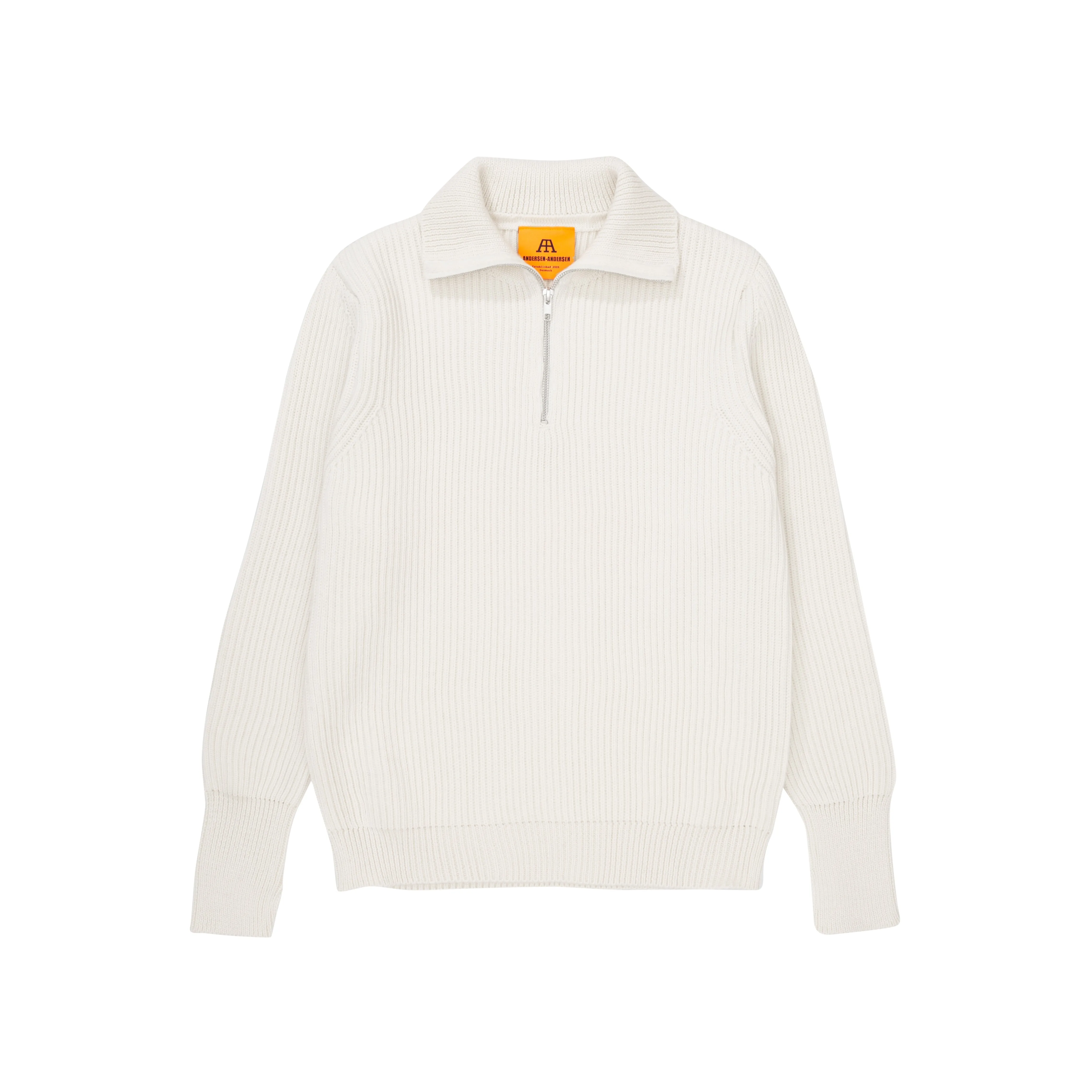 Navy Half-Zip Off-White sold by Andersen-Andersen