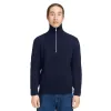 Navy Half-Zip Natural Taupe sold by Andersen-Andersen