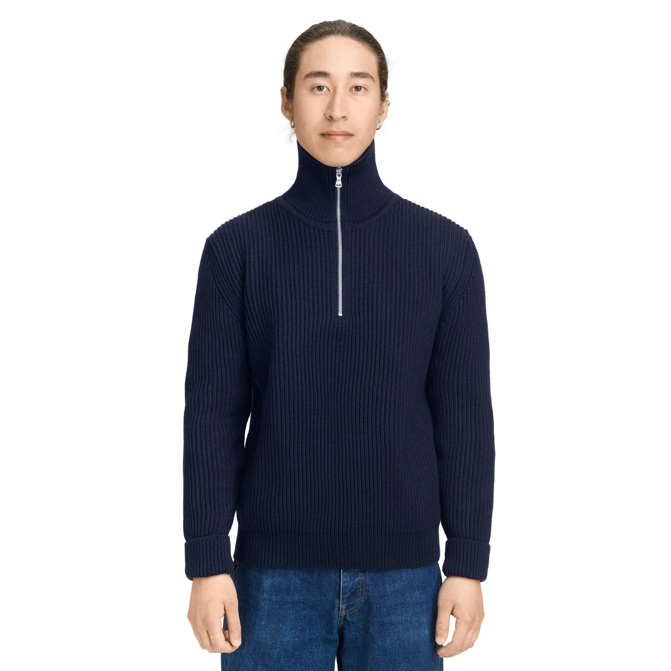 Navy Half-Zip Hunting Green sold by Andersen-Andersen product image thumbnail 3