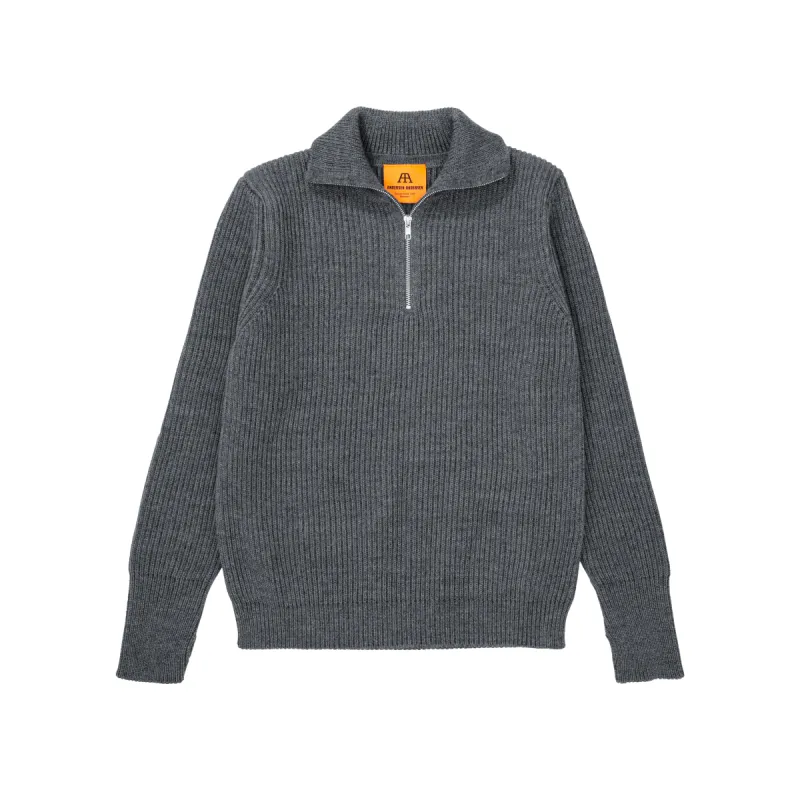 Navy Half-Zip Grey sold by Andersen-Andersen