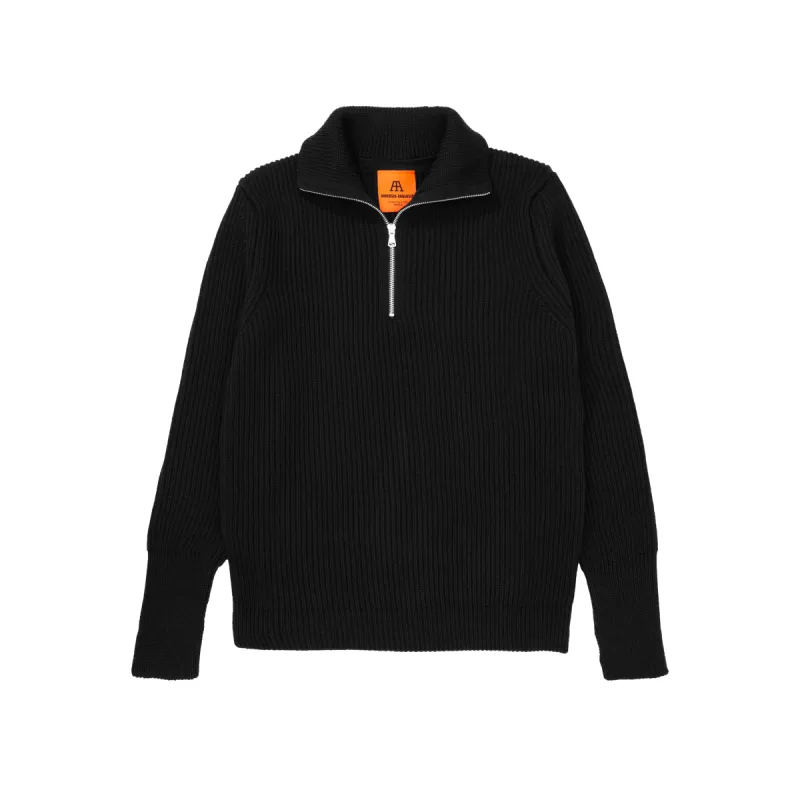 Navy Half-Zip Black sold by Andersen-Andersen