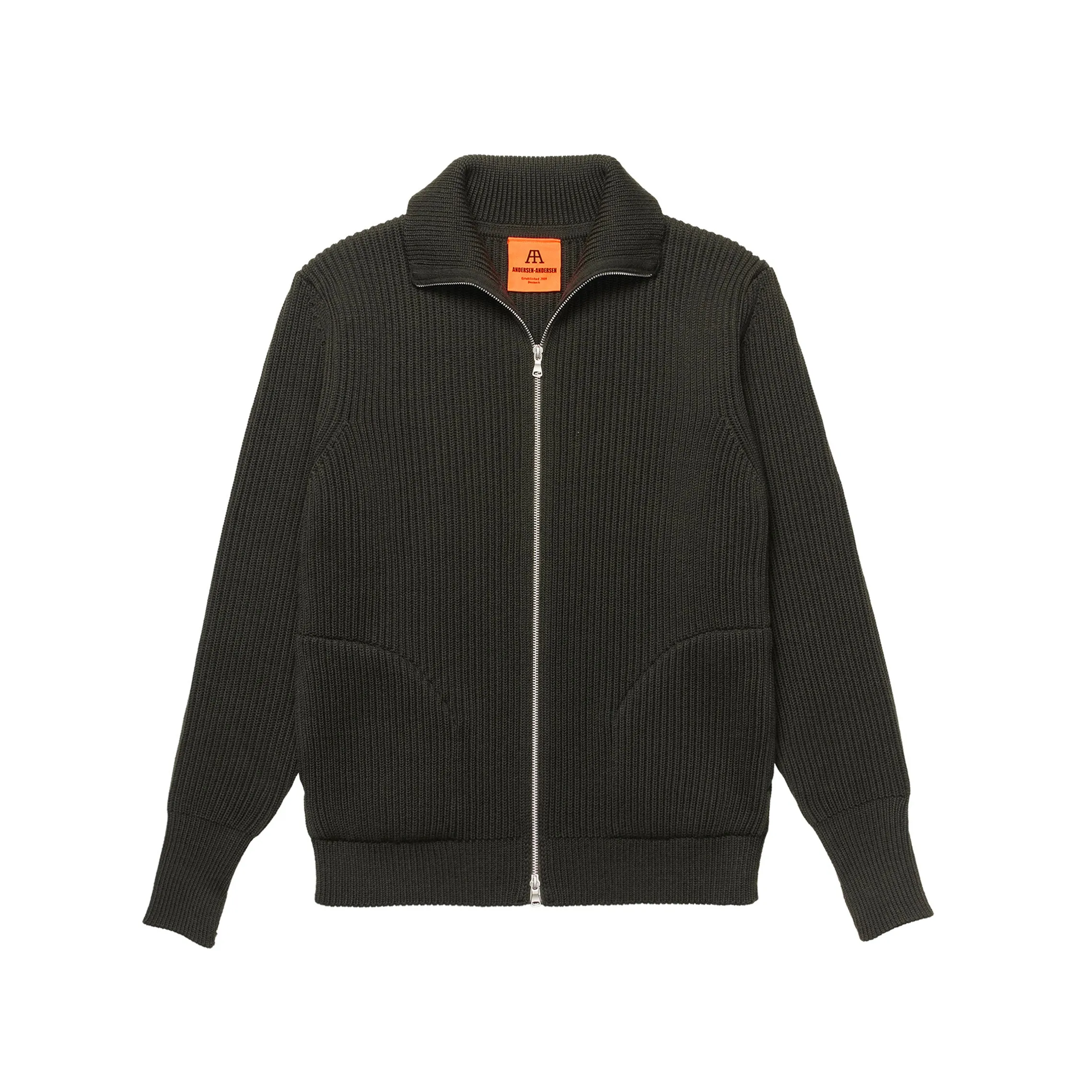 Navy Full-Zip Pockets Hunting Green sold by Andersen-Andersen