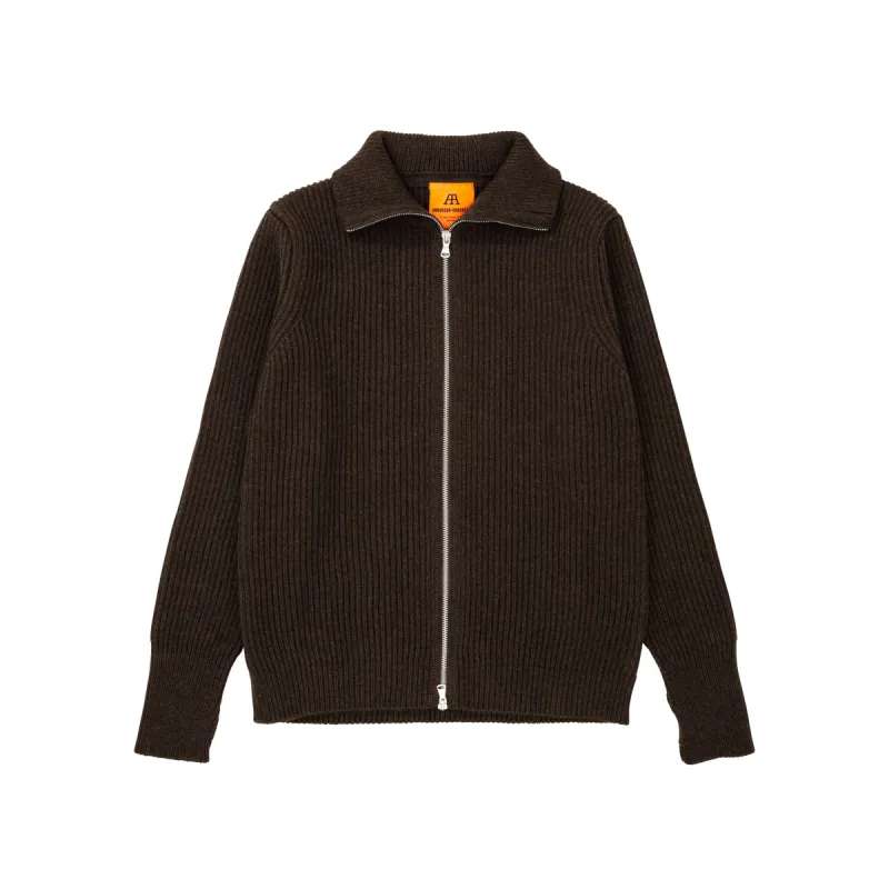 Navy Full-Zip Natural Brown sold by Andersen-Andersen