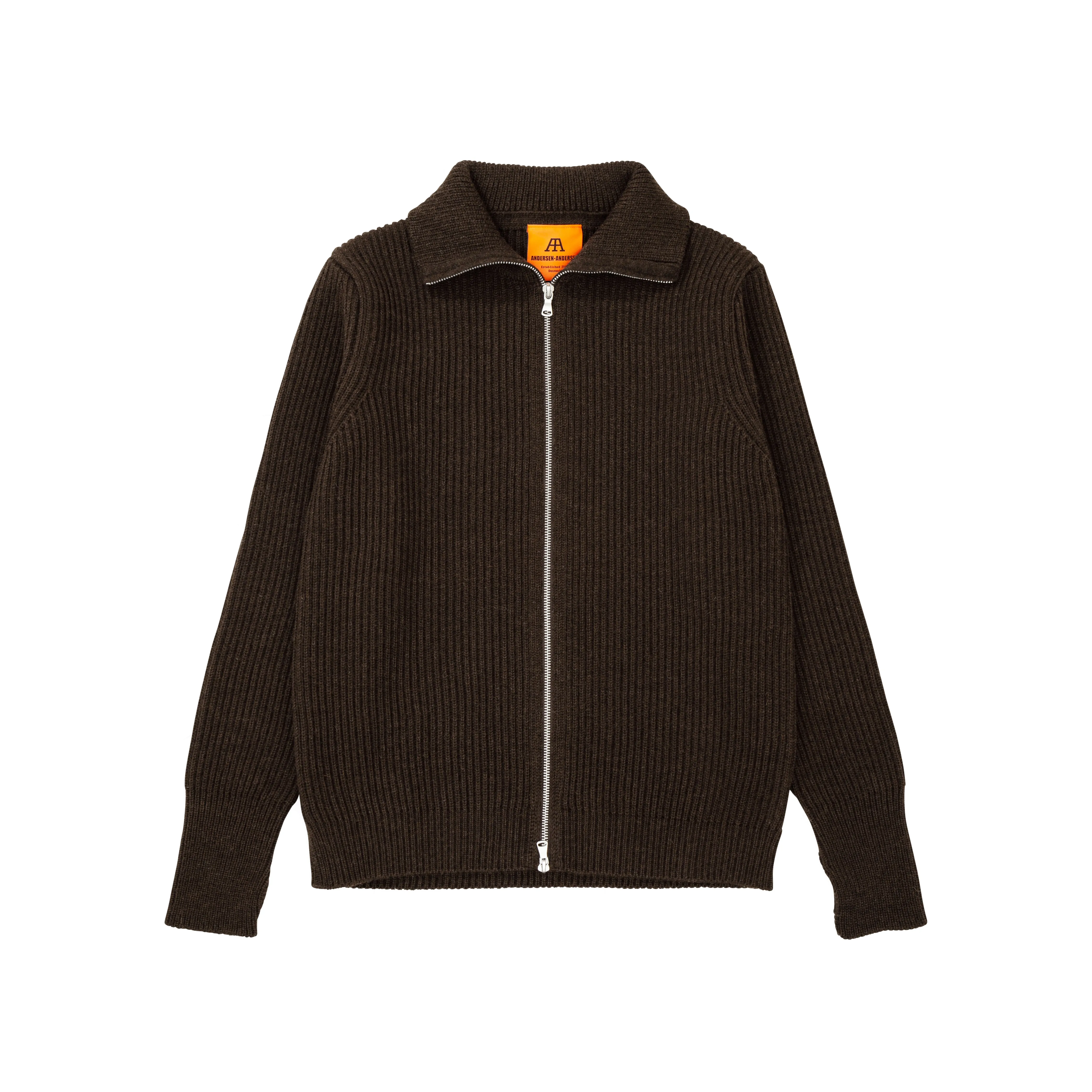 Navy Full-Zip Natural Brown sold by Andersen-Andersen