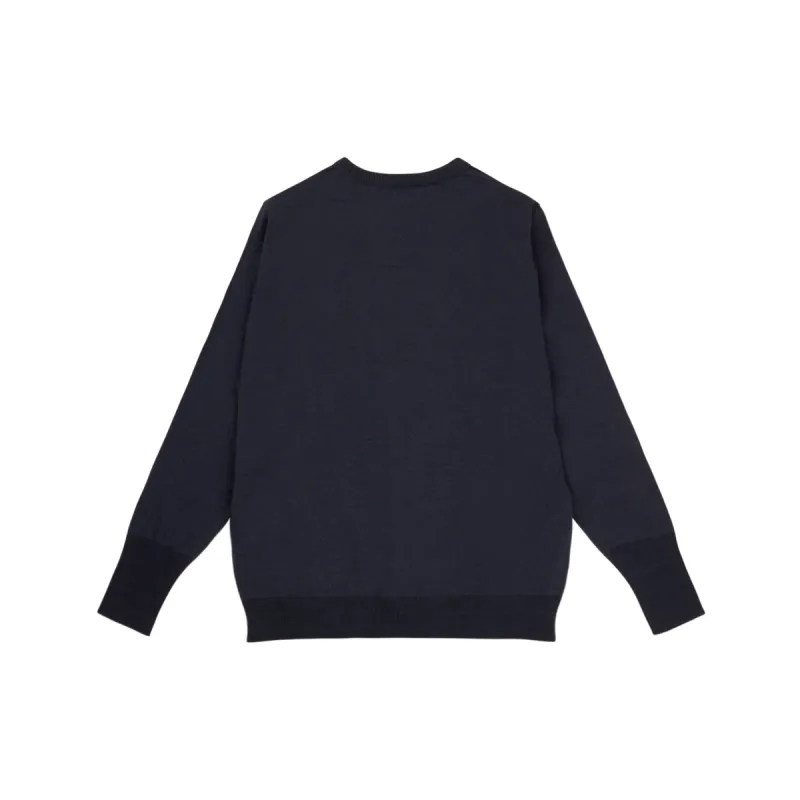 Marine Crewneck Navy Blue made by Andersen-Andersen