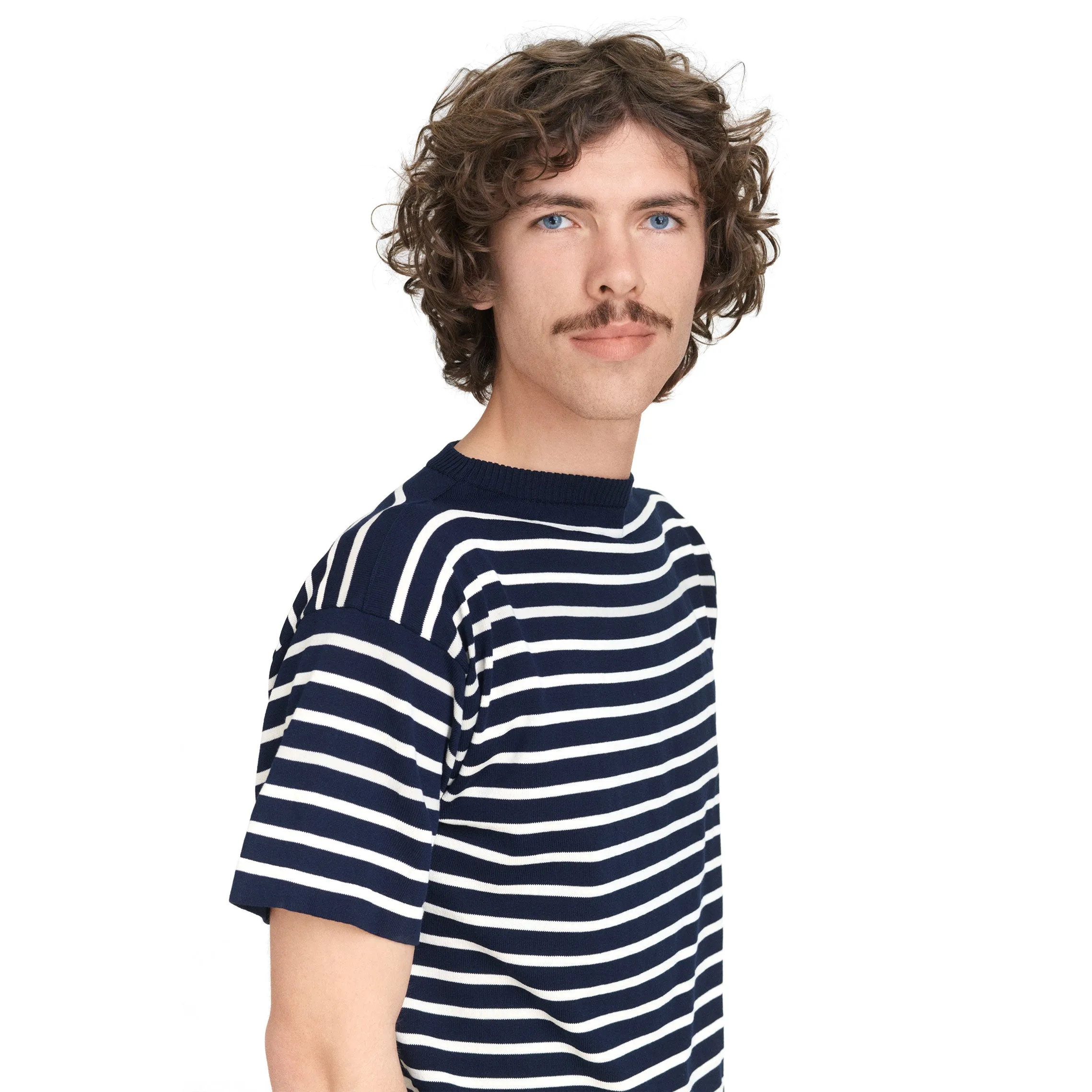 Boatsman Short Raw Cotton/Hunting Green Stripe sold by Andersen-Andersen product image thumbnail 5