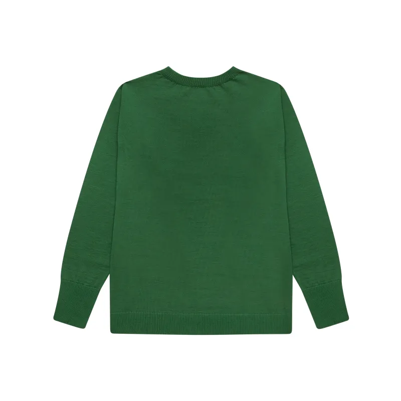 Marine Crewneck Green made by Andersen-Andersen