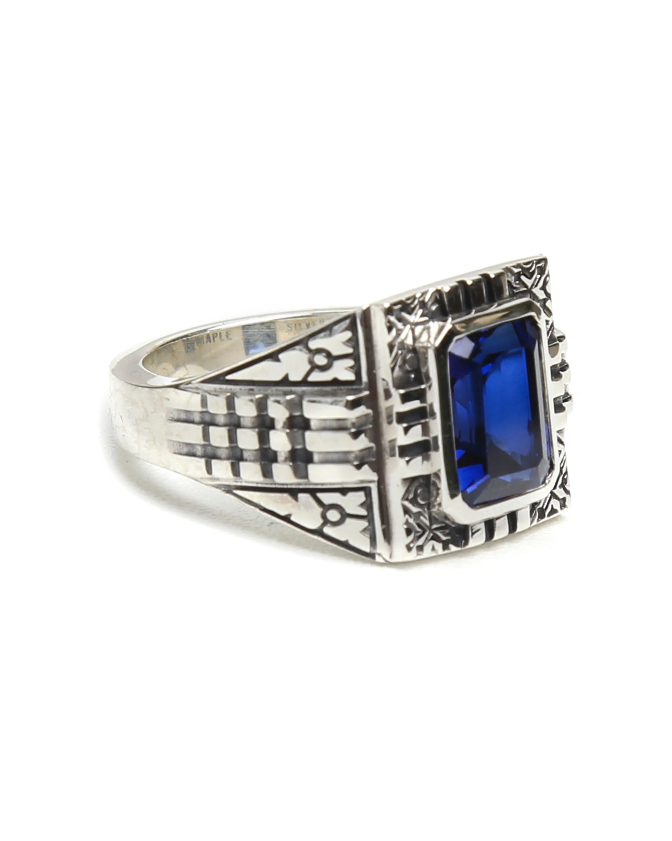 Gazzi Signet (Silver 925/Sapphire) sold by MAPLE product image thumbnail 2
