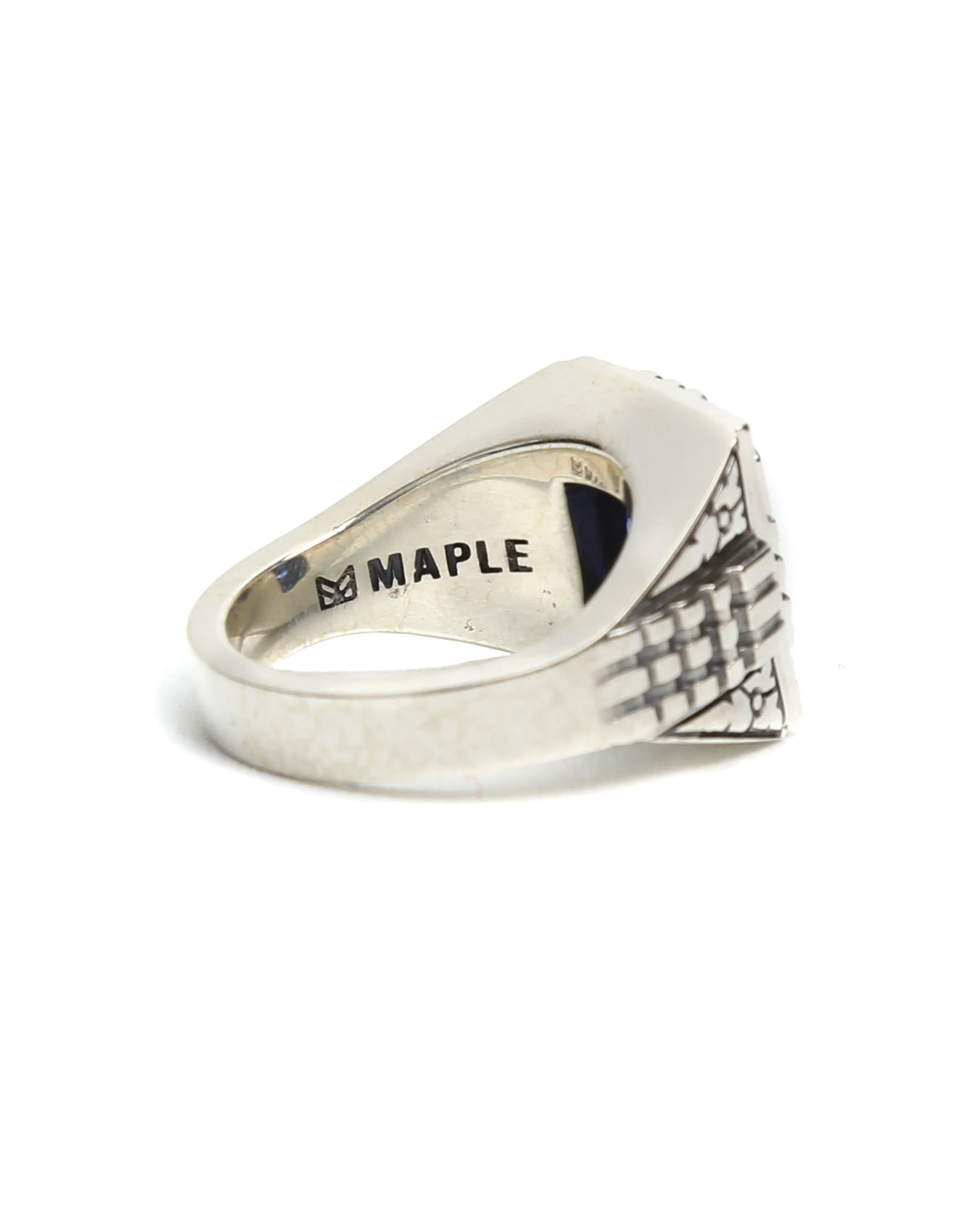 Gazzi Signet (Silver 925/Sapphire) sold by MAPLE product image thumbnail 4