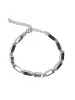 Poncho Bracelet (Silver 925/Navy/Yellow/Green) sold by MAPLE