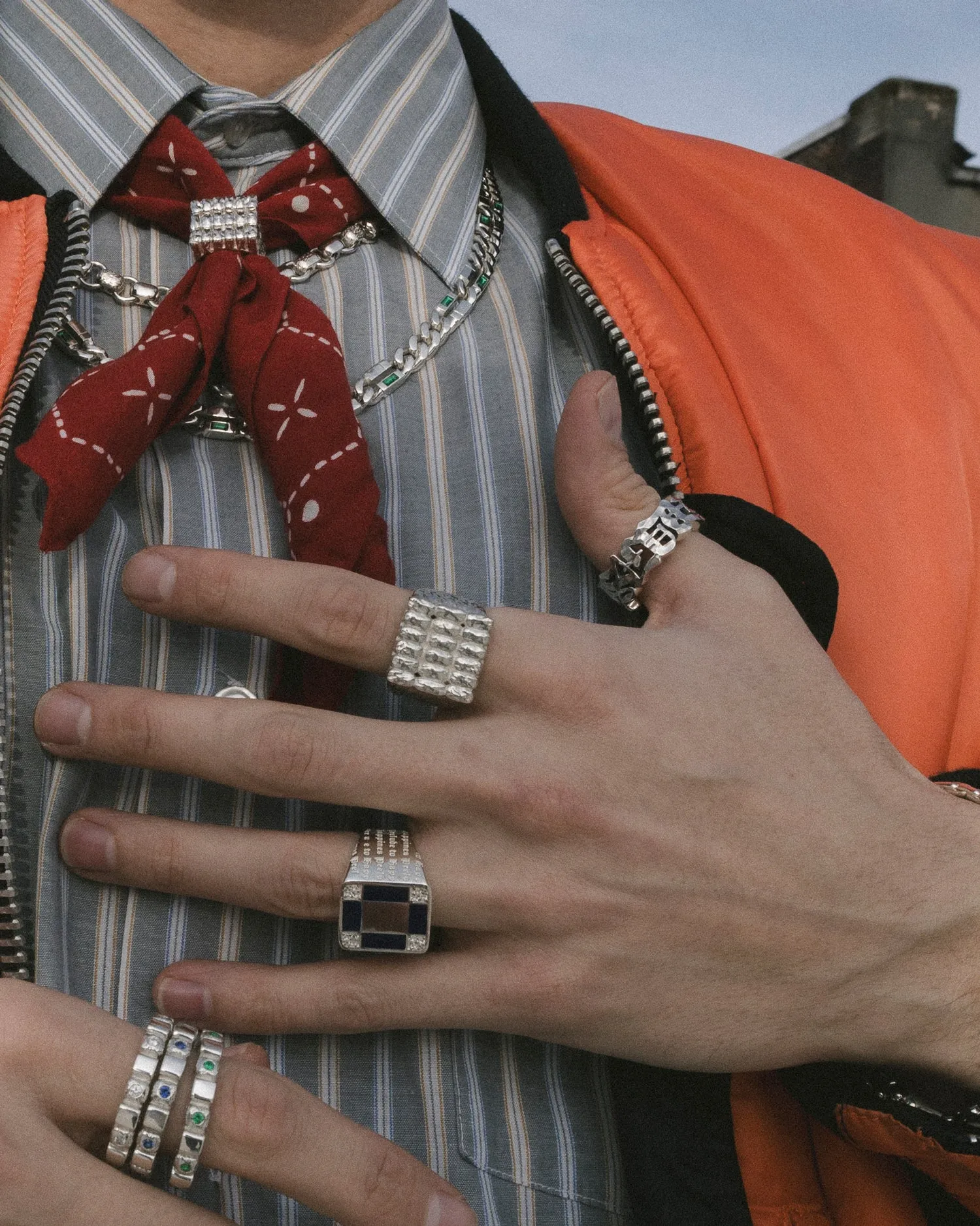 Paradiso Chain (Silver 925/Blue Sapphire) sold by MAPLE product image thumbnail 5