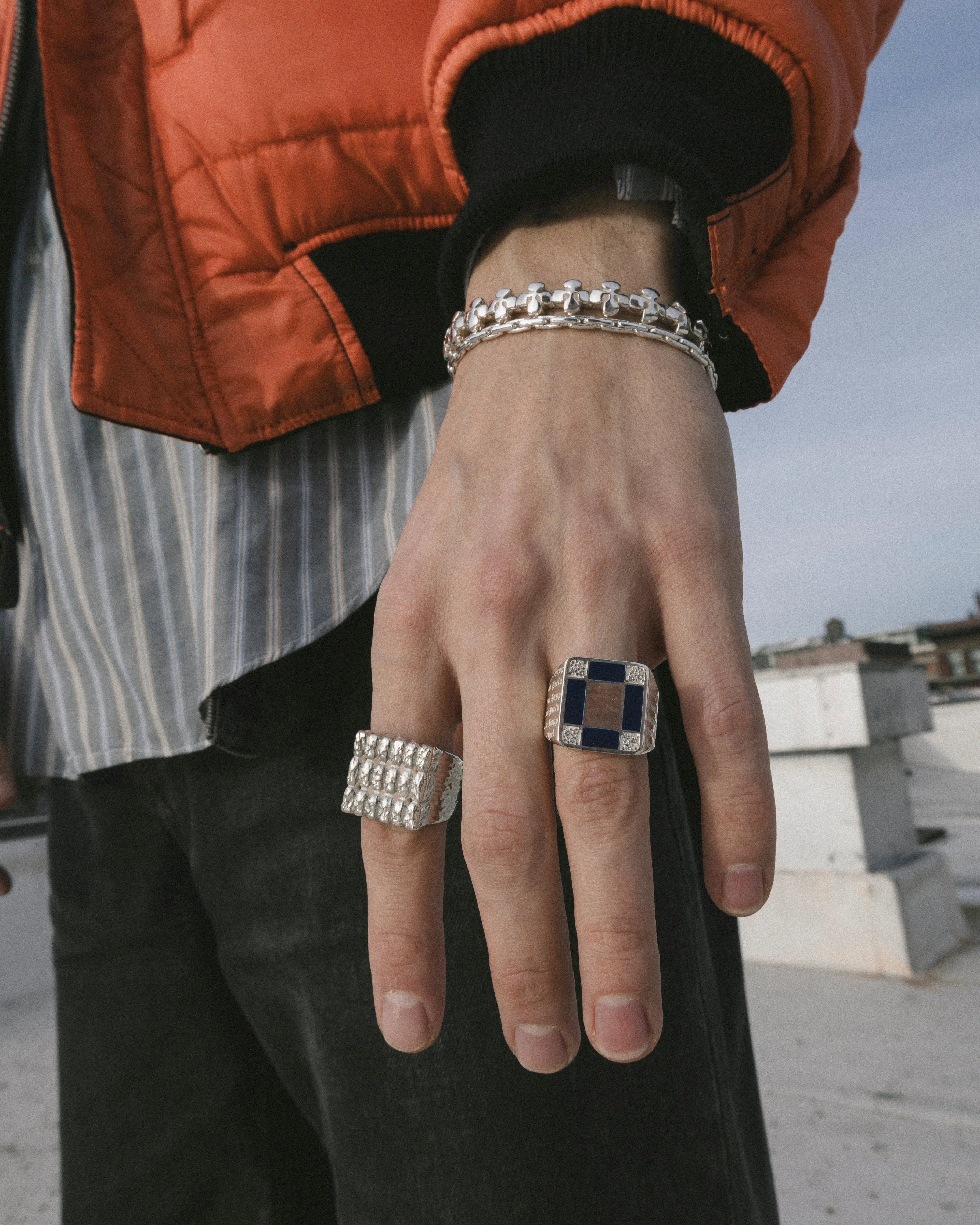 Cross Bangle (Silver 925) sold by MAPLE product image thumbnail 3