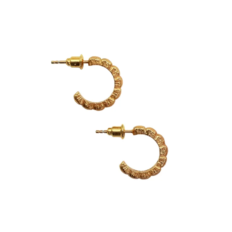 Cookie Hoops (14K) sold by MAPLE