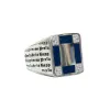 Prelude Signet (Silver/Navy/Topaz) sold by MAPLE