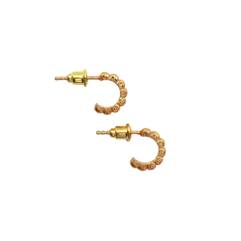 Mini Cookie Hoops (14K) sold by MAPLE