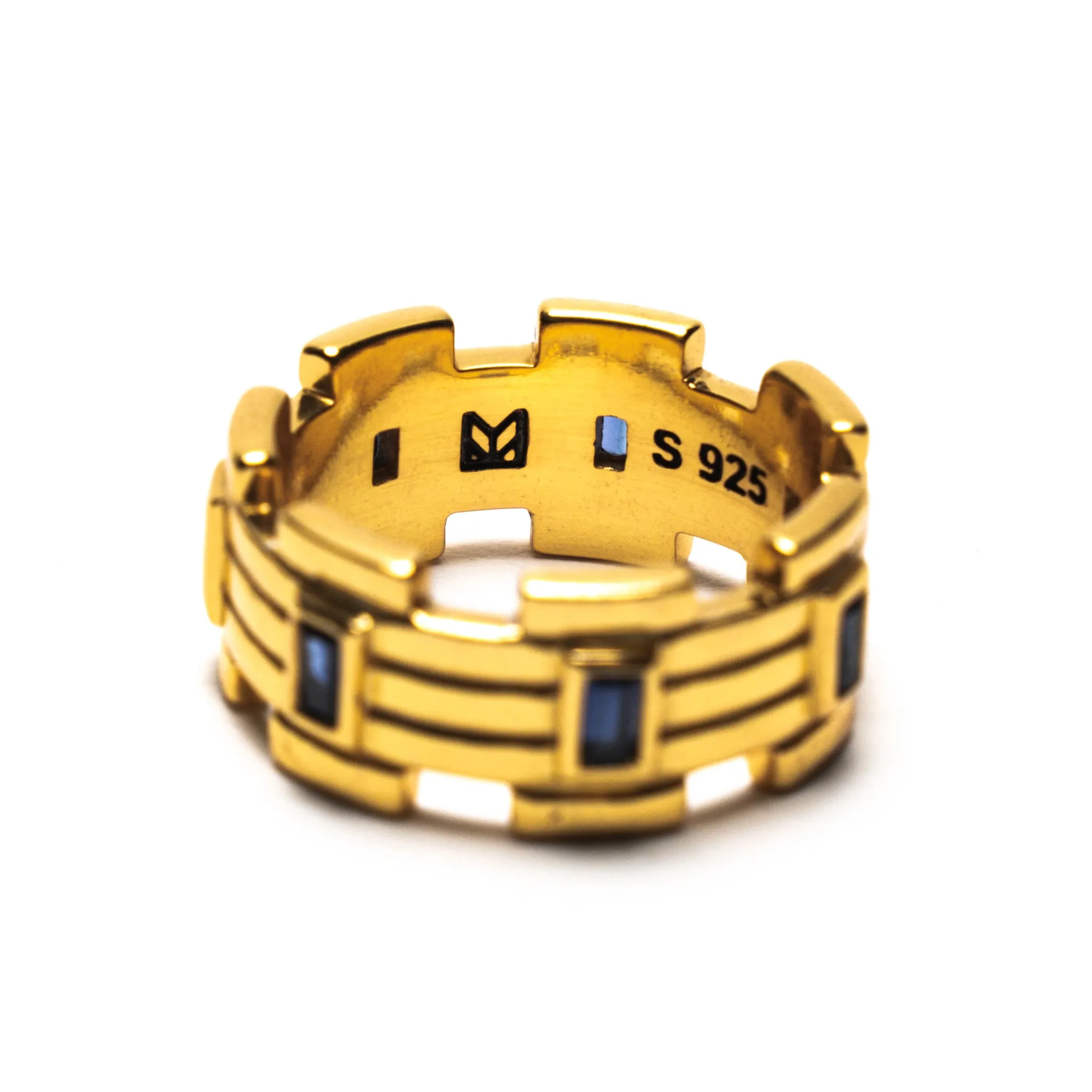 Lui Link Stone Ring (14K/Sapphire) sold by MAPLE product image thumbnail 3