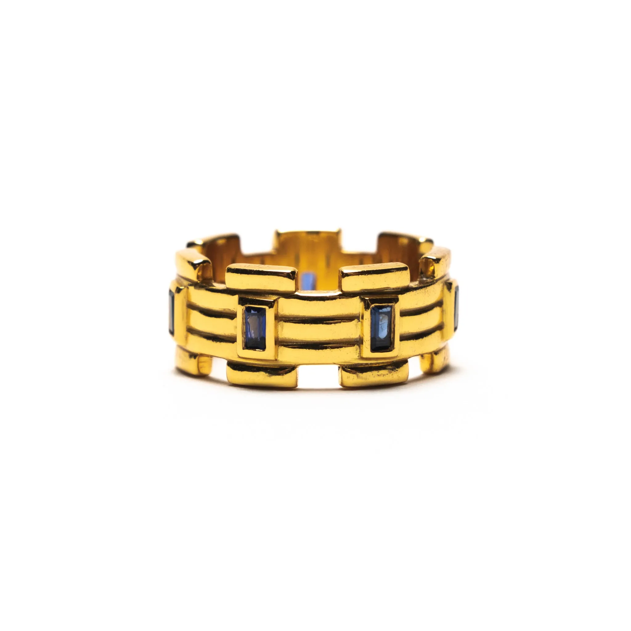 Lui Link Stone Ring (14K/Sapphire) sold by MAPLE product image thumbnail 2