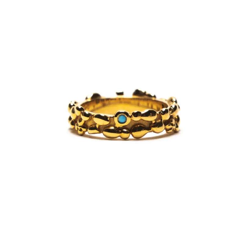 Tropique Ring (14K Gold/Turquoise) sold by MAPLE