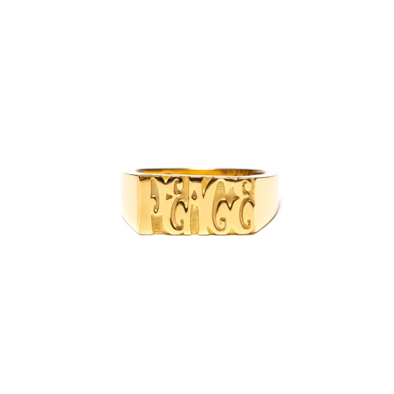 Word Peace Ring (14K) sold by MAPLE