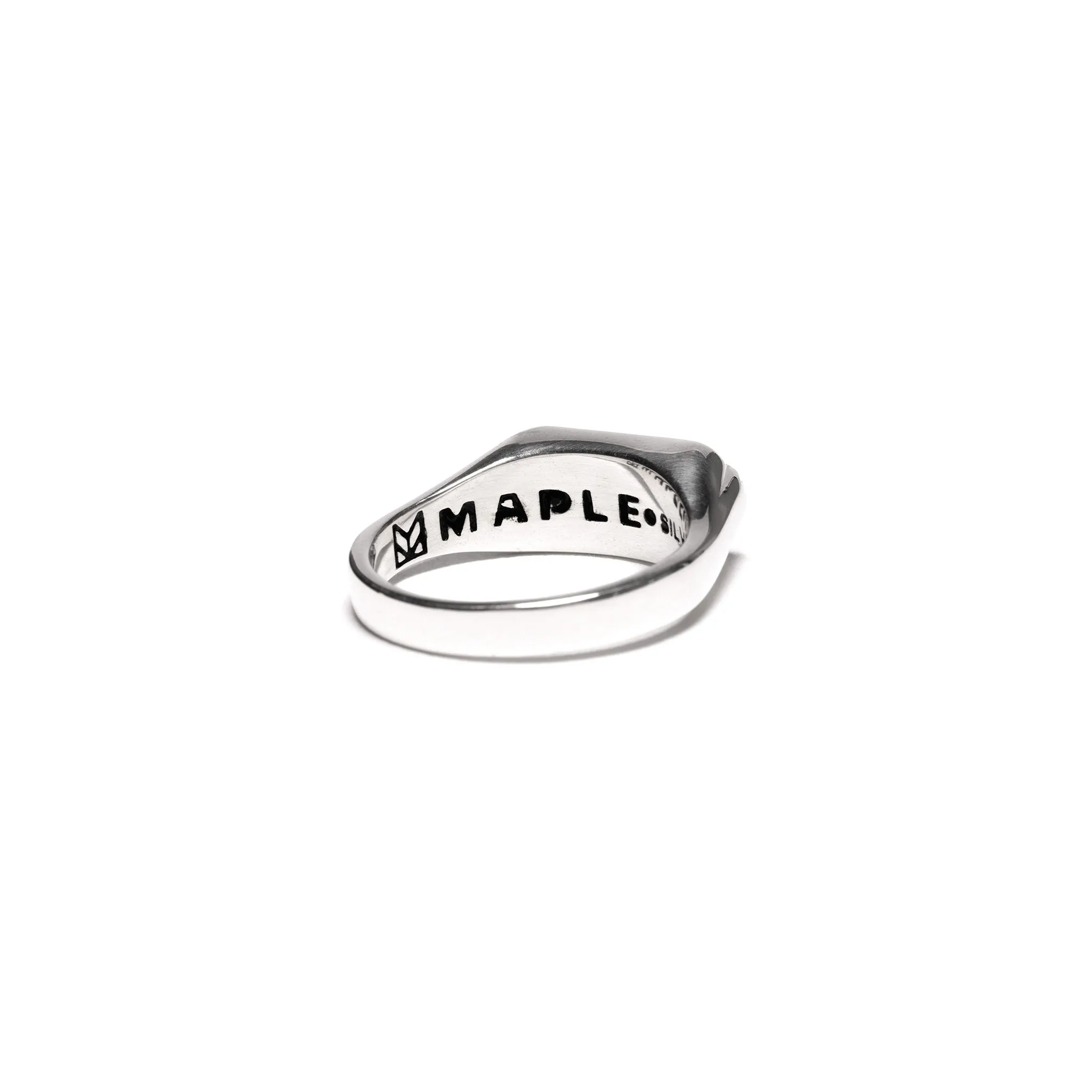 Unruly Ring (Silver/Resin/Onyx) sold by MAPLE product image thumbnail 3