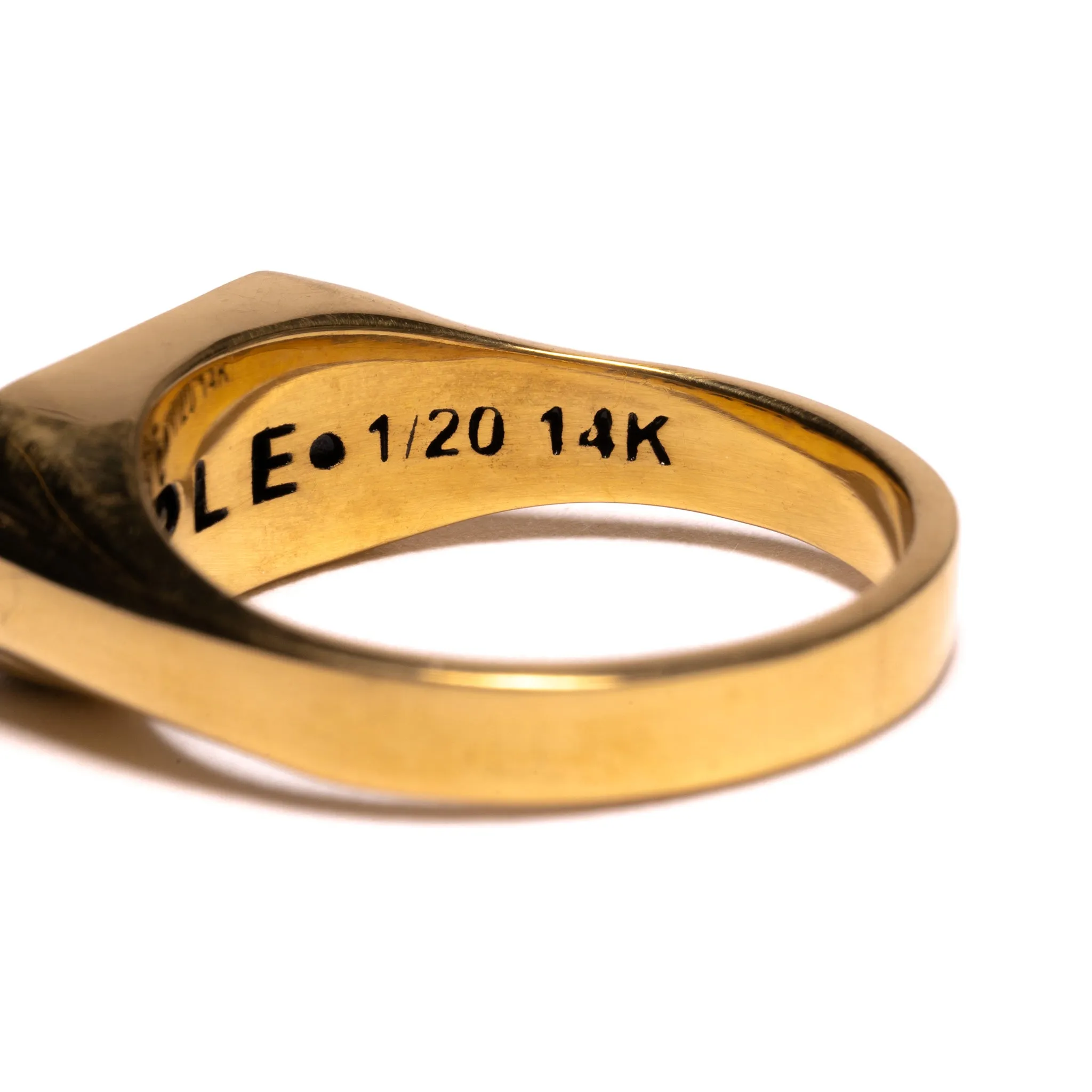 Unruly Ring (14K Gold/Resin/Onyx) sold by MAPLE product image thumbnail 4