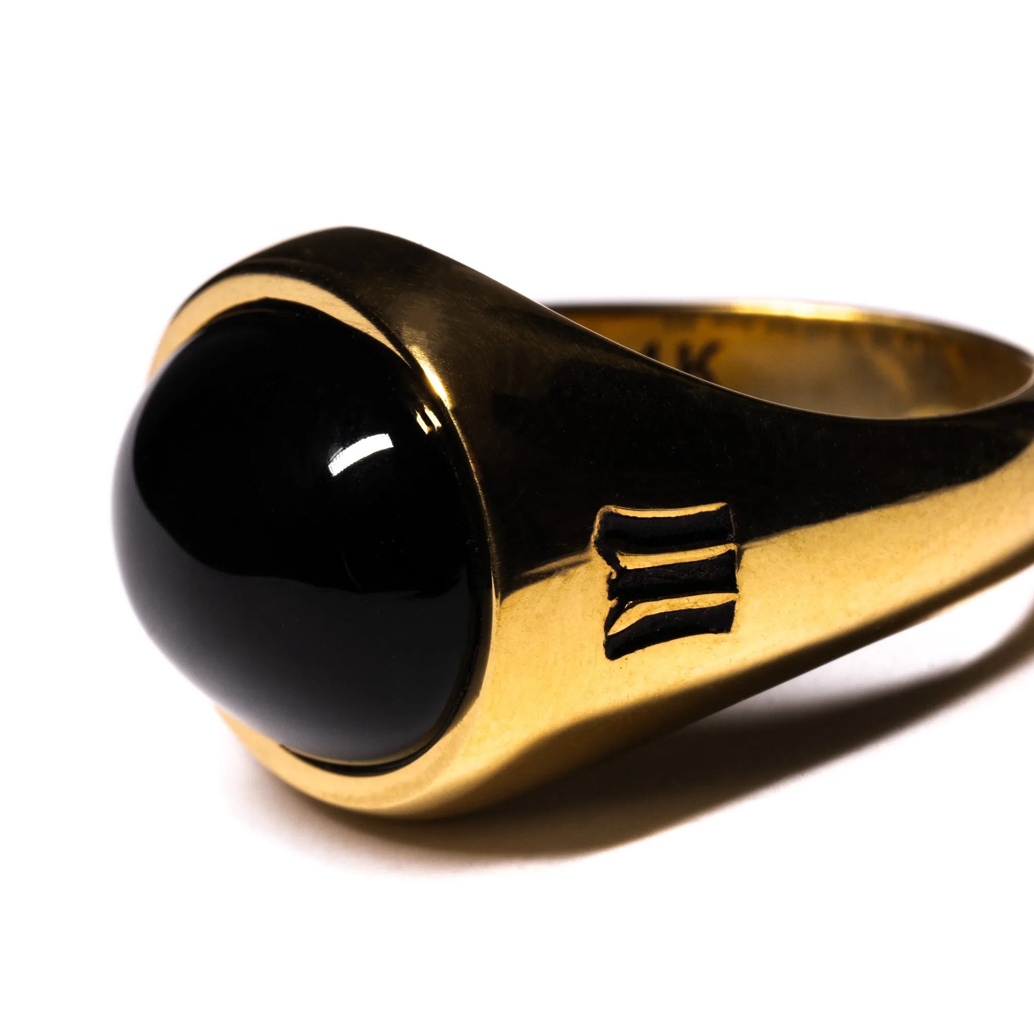 Tubby Ring (14K/Onyx) sold by MAPLE product image thumbnail 3