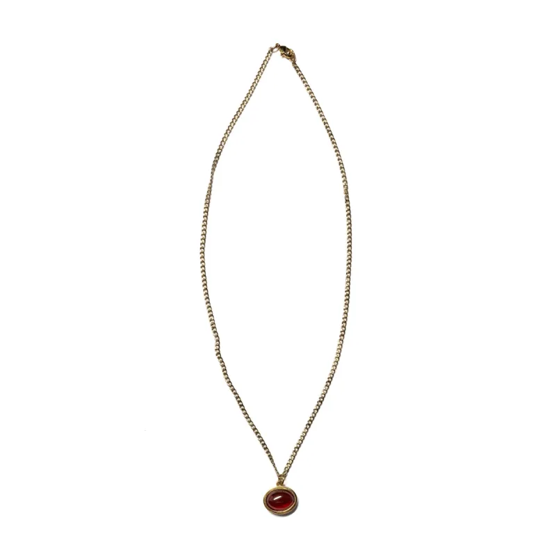 Tubby Chain (14K/Red Garnet) sold by MAPLE