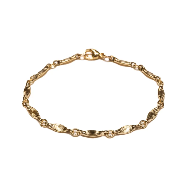 Sunburst Chain Bracelet (14K) sold by MAPLE
