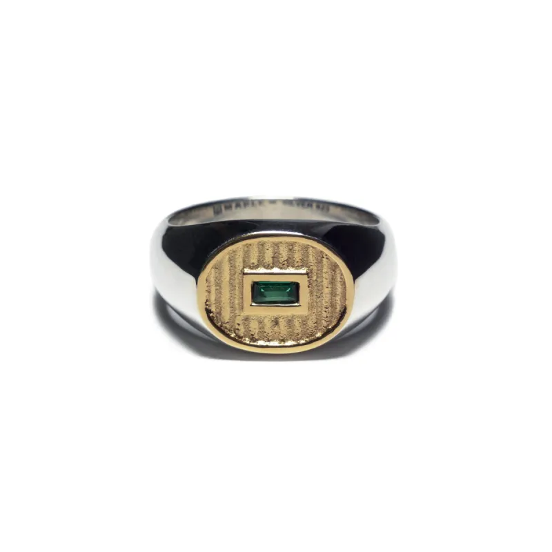 Sherman Signet (Silver/14K/Emerald) sold by MAPLE