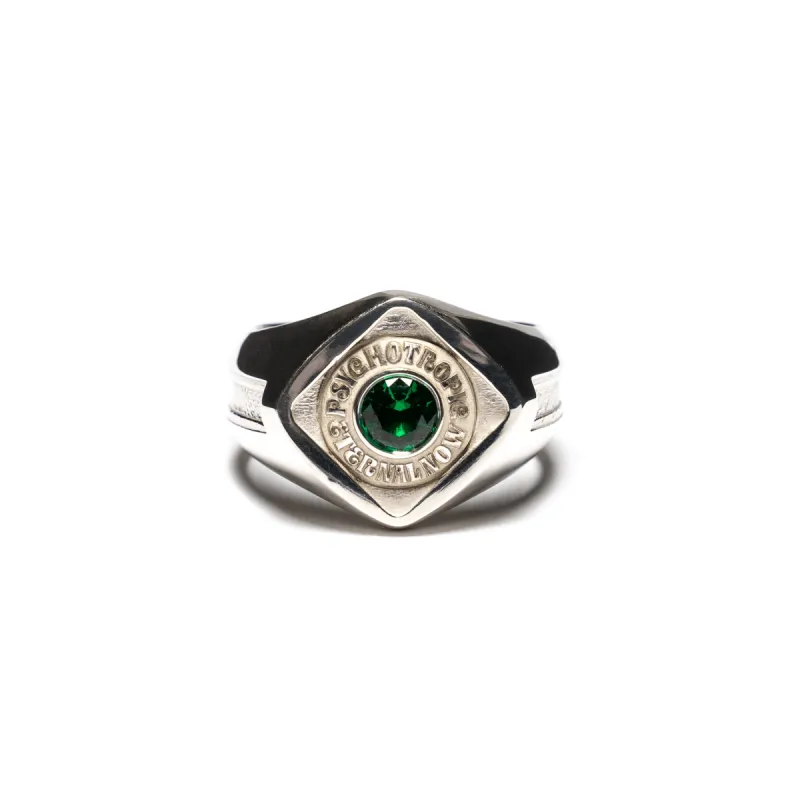 Psychotropic Class Ring (Silver/Emerald) sold by MAPLE