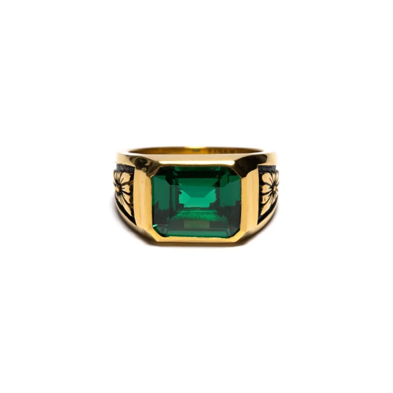 Midnight Ring Slim (14K/Emerald) sold by MAPLE