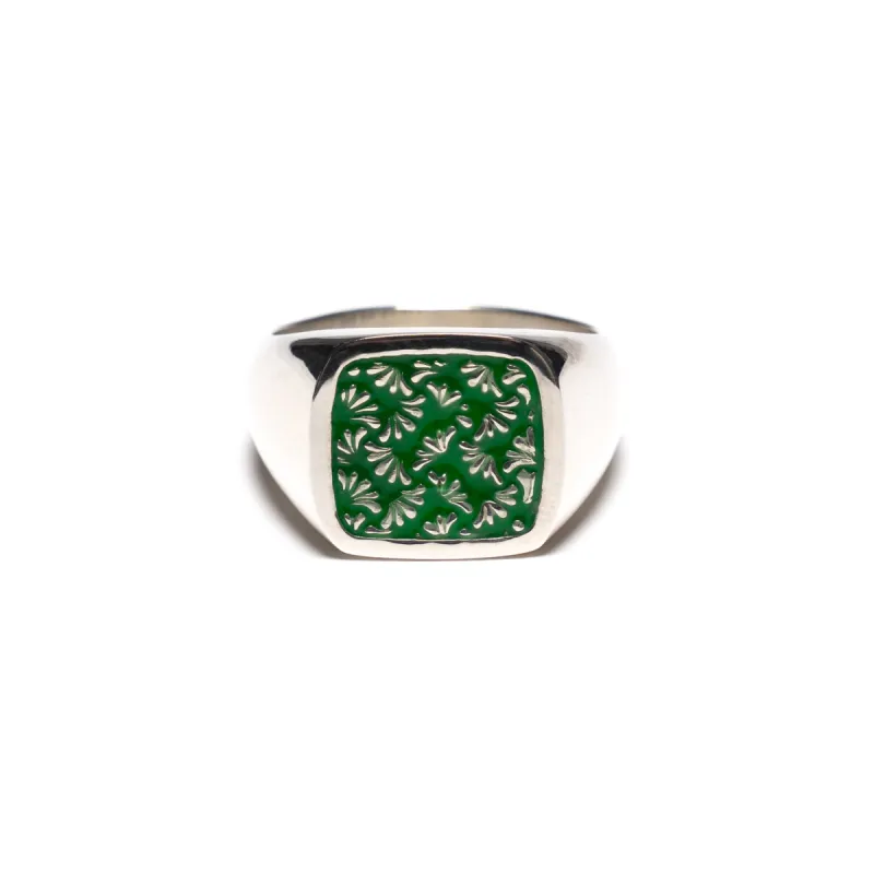 Floral Signet (Silver/Enamel) sold by MAPLE