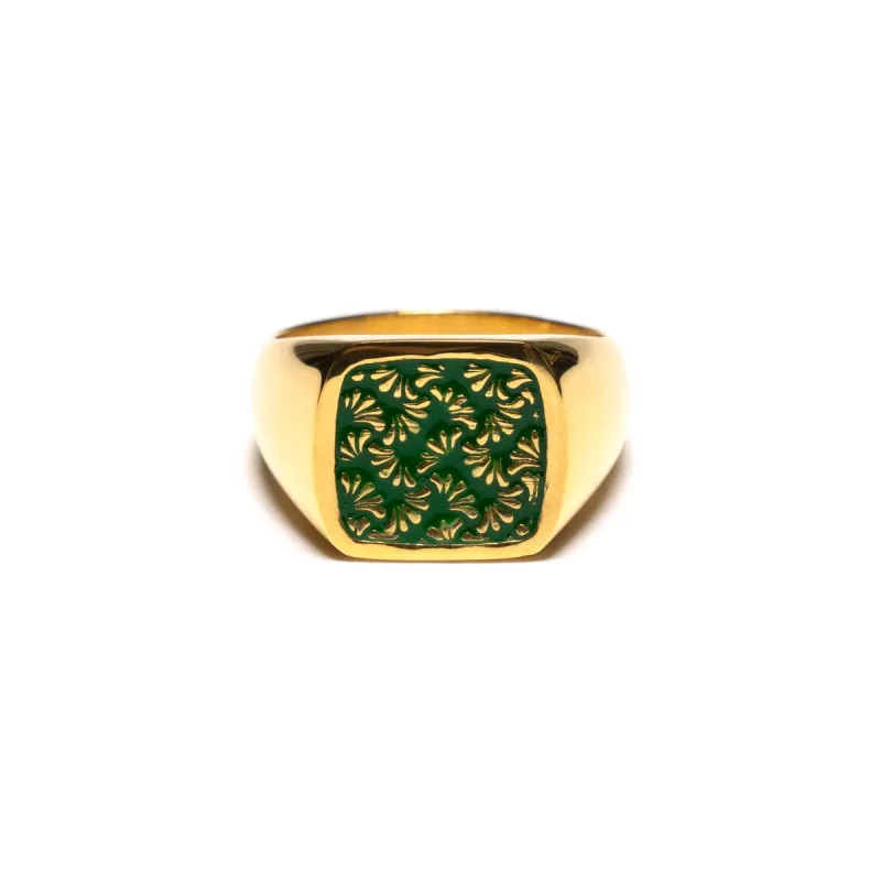 Floral Signet (14K/Enamel) sold by MAPLE