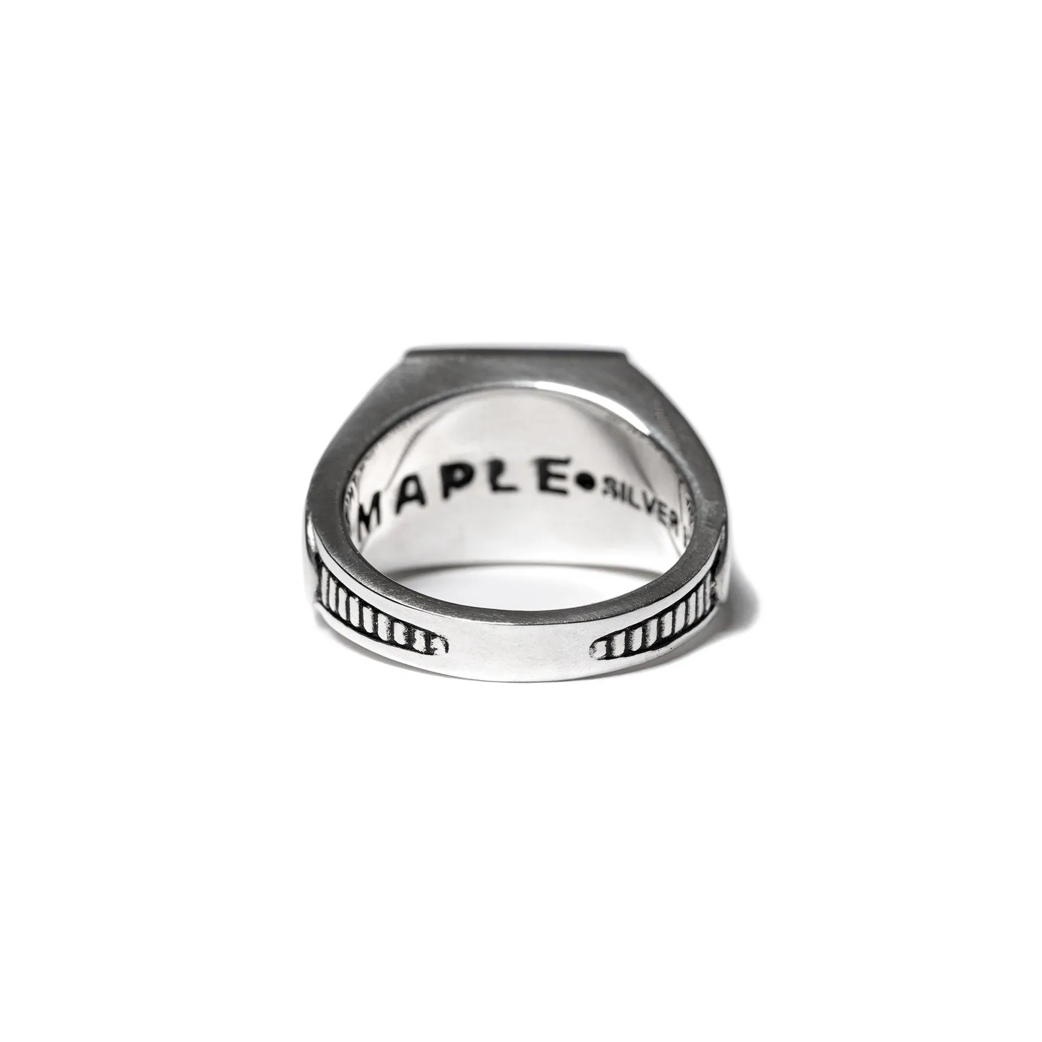 Collegiate Ring (Silver/Red Garnet) sold by MAPLE product image thumbnail 3