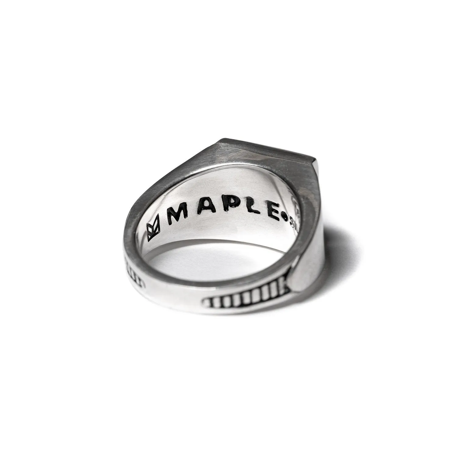 Collegiate Ring (Silver/Red Garnet) sold by MAPLE product image thumbnail 4