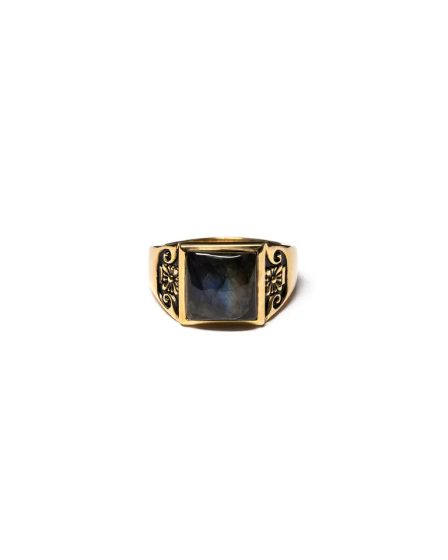 Collegiate Ring (14K/Labradorite) sold by MAPLE