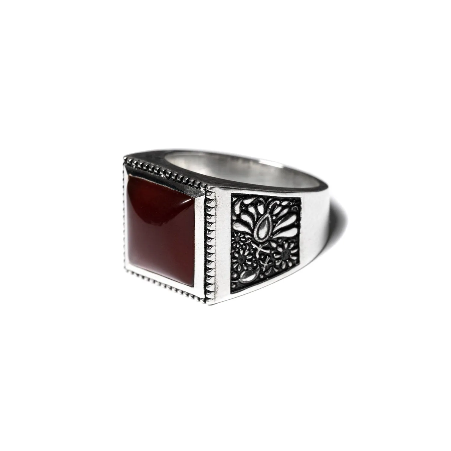 Buick Ring (Silver/Red Garnet) sold by MAPLE product image thumbnail 2