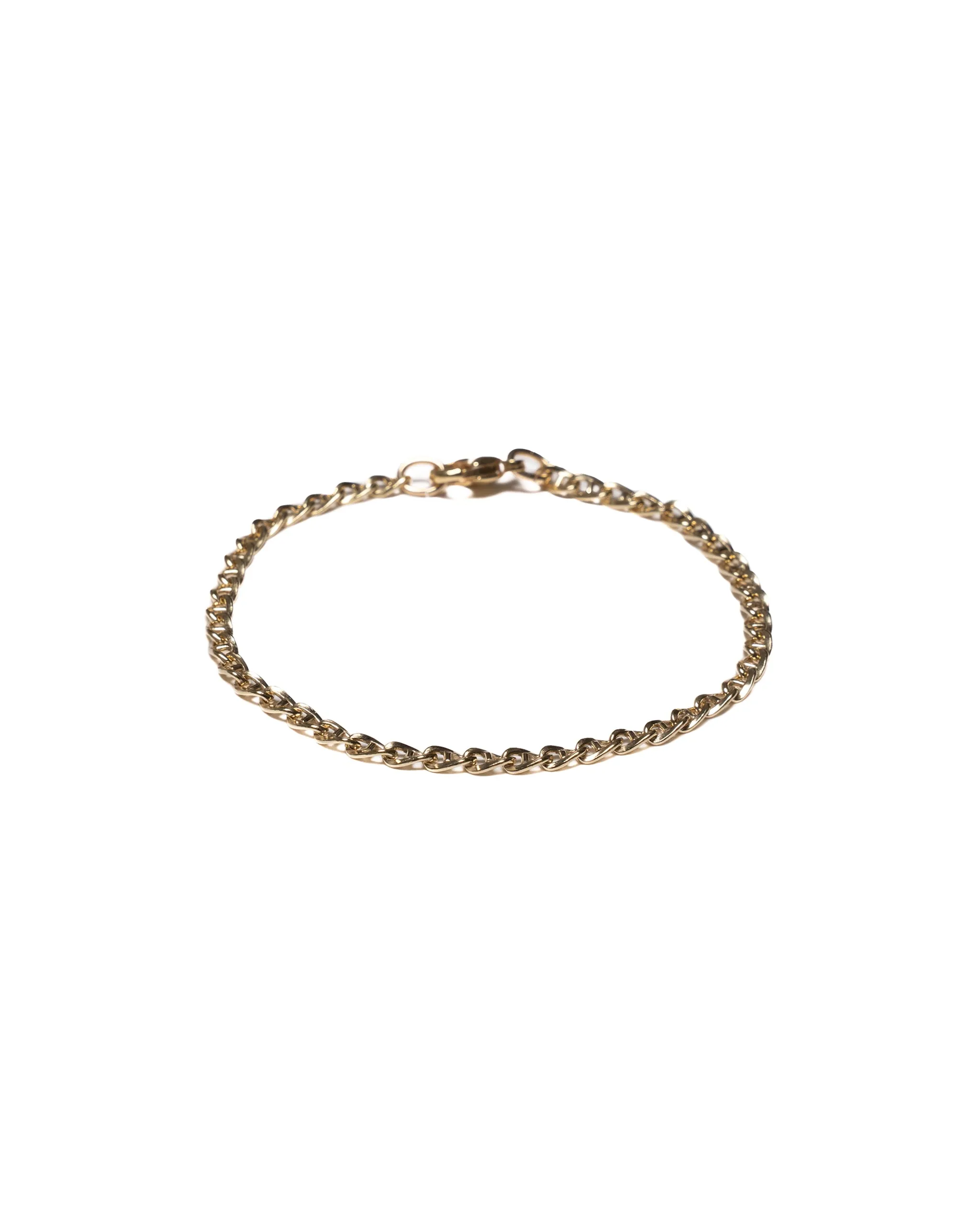 Bar Curb Chain Bracelet (14K) sold by MAPLE
