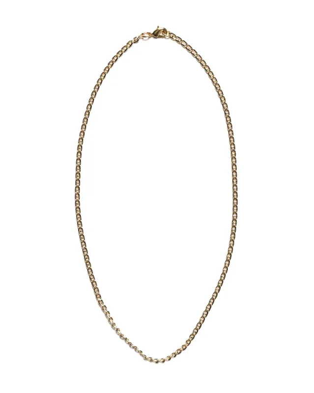 Bar Curb Chain (14K) sold by MAPLE