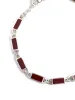 Poncho Bracelet (Silver 925/Blood Red) sold by MAPLE
