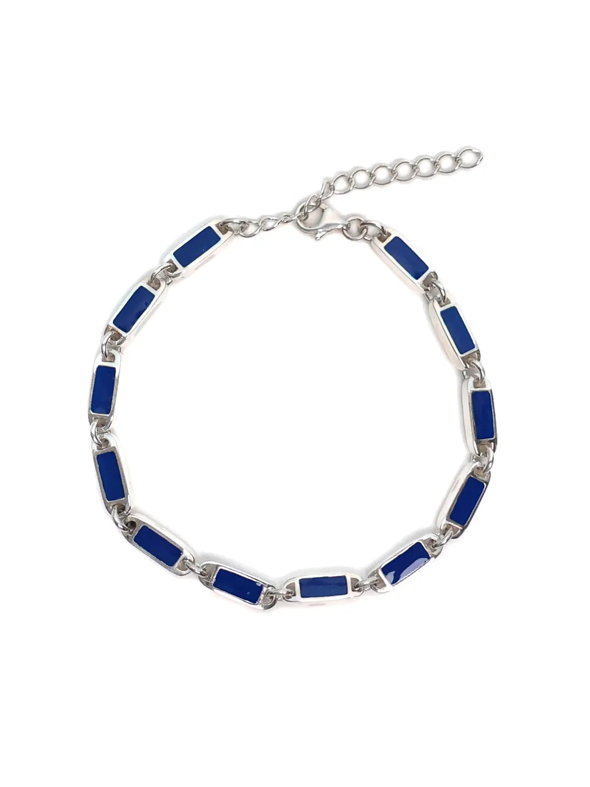 Poncho Bracelet (Silver 925/Navy) sold by MAPLE