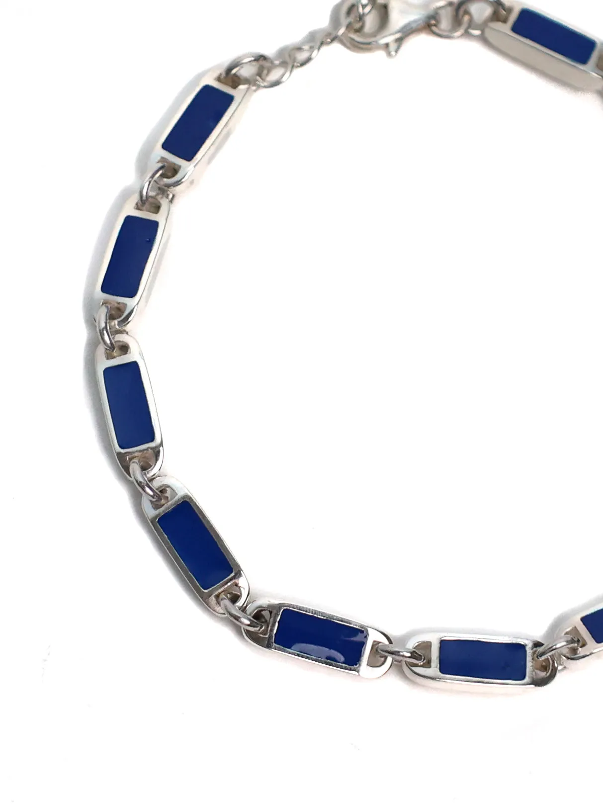 Poncho Bracelet (Silver 925/Navy) sold by MAPLE product image thumbnail 2