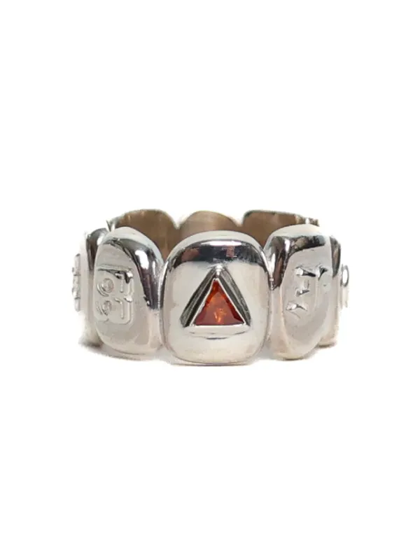 Grill Ring (Silver 925/Orange Zircon) sold by MAPLE