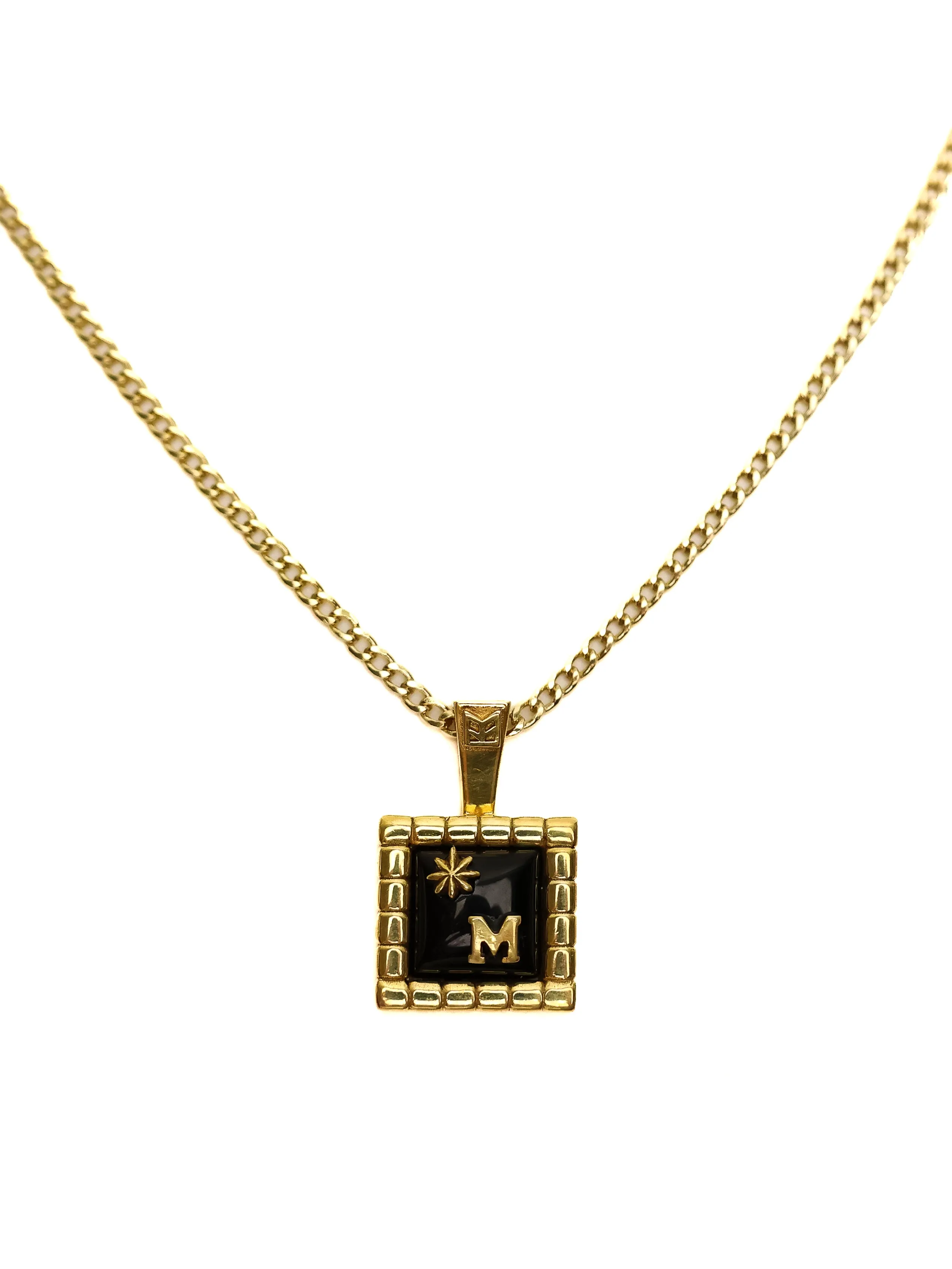 Collegiate Chain (14K Gold/Onyx) sold by MAPLE product image thumbnail 2